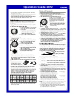 Preview for 2 page of Casio 2872 Operation Manual