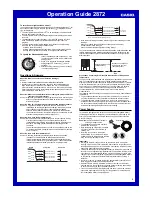 Preview for 6 page of Casio 2872 Operation Manual