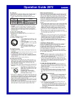 Preview for 8 page of Casio 2872 Operation Manual