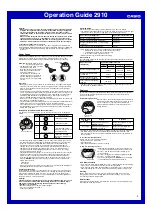 Предварительный просмотр 3 страницы Casio 2910 Operation Manual