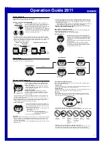 Casio 2911 Operation Manual предпросмотр