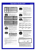 Предварительный просмотр 3 страницы Casio 2941 Operation Manual