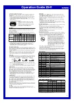 Предварительный просмотр 4 страницы Casio 2941 Operation Manual