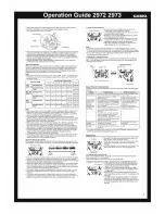 Предварительный просмотр 2 страницы Casio 2972 Operation Manual