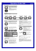 Casio 2991 Operation Manual preview