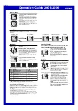 Preview for 1 page of Casio 2998 Operation Manual