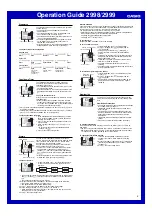 Preview for 2 page of Casio 2998 Operation Manual