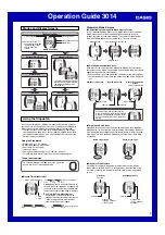 Preview for 3 page of Casio 3014 Operation Manual