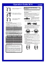 Preview for 5 page of Casio 3014 Operation Manual