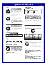 Preview for 3 page of Casio 3028 Operation Manual