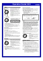 Preview for 9 page of Casio 3043 Operation Manual