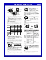 Preview for 2 page of Casio 3053 Operation Manual