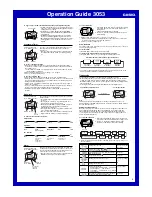 Preview for 3 page of Casio 3053 Operation Manual