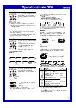 Preview for 3 page of Casio 3054 Operation Manual