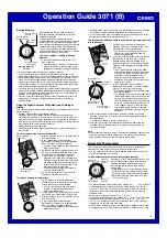 Предварительный просмотр 4 страницы Casio 3071 Operation Manual