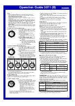 Предварительный просмотр 6 страницы Casio 3071 Operation Manual