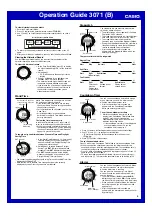 Preview for 8 page of Casio 3071 Operation Manual