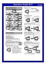 Предварительный просмотр 3 страницы Casio 3073 Operation Manual