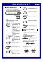 Предварительный просмотр 4 страницы Casio 3073 Operation Manual