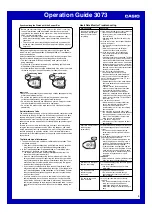 Предварительный просмотр 5 страницы Casio 3073 Operation Manual