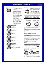 Предварительный просмотр 8 страницы Casio 3073 Operation Manual