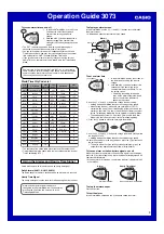 Предварительный просмотр 9 страницы Casio 3073 Operation Manual