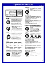 Предварительный просмотр 3 страницы Casio 3090 Operating Instructions Manual