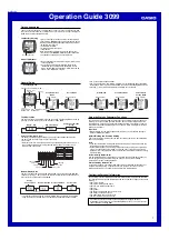 Casio 3099 Operation Manual preview