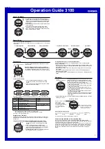 Casio 3100 Operation Manual preview