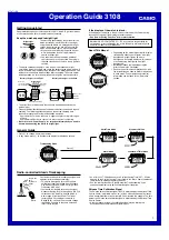 Casio 3108 Operation Manual preview