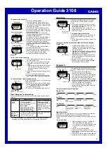 Preview for 3 page of Casio 3108 Operation Manual