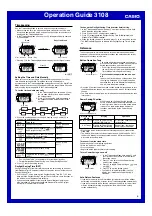 Preview for 6 page of Casio 3108 Operation Manual