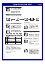 Preview for 1 page of Casio 3122 Operation Manual