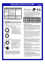 Preview for 4 page of Casio 3134 Operation Manual