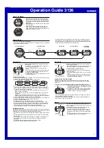 Предварительный просмотр 1 страницы Casio 3136 Operation Manual