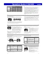 Preview for 3 page of Casio 3139 Operation Manual