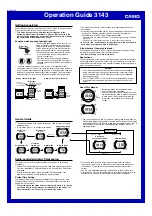 Preview for 1 page of Casio 3143 Operation Manual