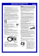 Preview for 4 page of Casio 3143 Operation Manual