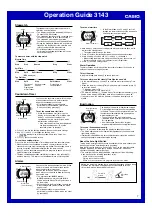 Preview for 7 page of Casio 3143 Operation Manual