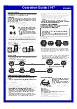 Casio 3147 Operation Manual preview