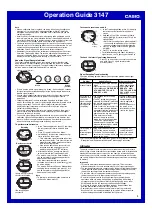 Preview for 3 page of Casio 3147 Operation Manual