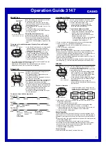 Preview for 7 page of Casio 3147 Operation Manual