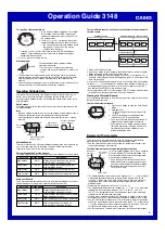 Preview for 4 page of Casio 3148 Operation Manual