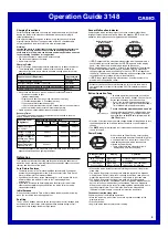 Preview for 8 page of Casio 3148 Operation Manual