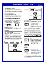 Предварительный просмотр 3 страницы Casio 3153 Operation Manual