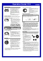 Предварительный просмотр 5 страницы Casio 3153 Operation Manual