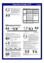 Preview for 3 page of Casio 3155 Operation Manual