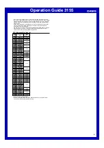 Preview for 8 page of Casio 3155 Operation Manual