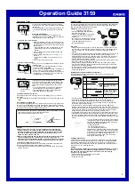 Preview for 4 page of Casio 3159 Operation Manual