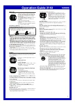 Preview for 4 page of Casio 3163 Operation Manual